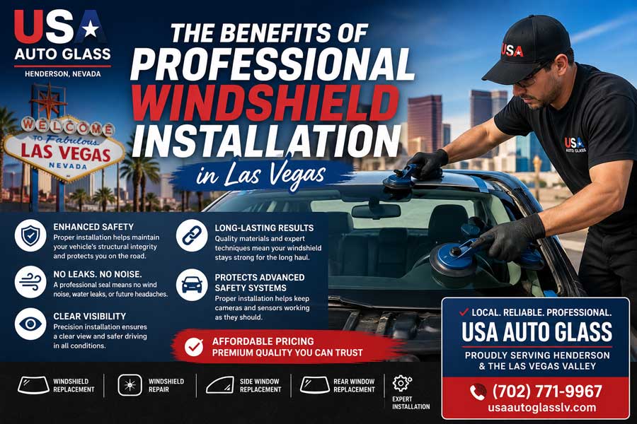 The Benefits of Professional Windshield Installation in Las Vegas