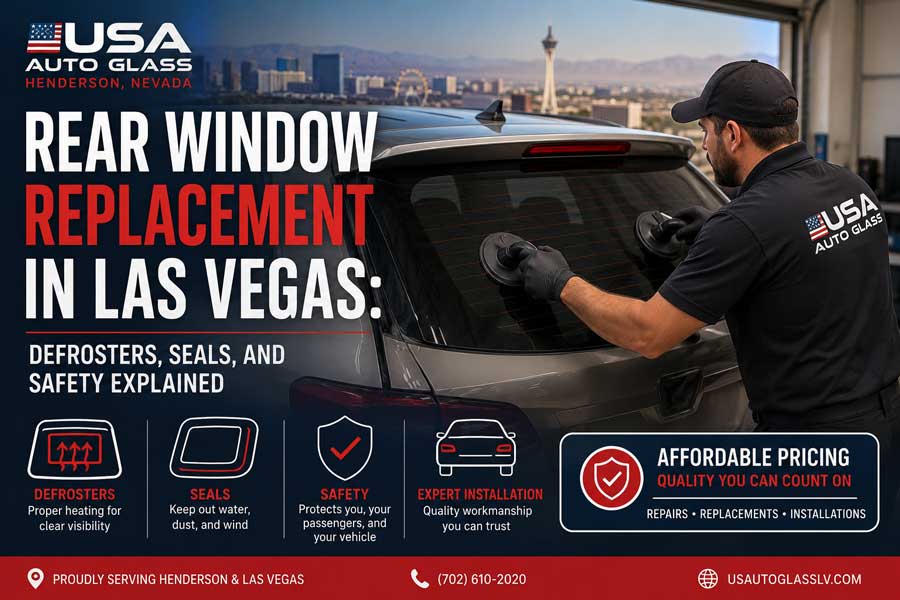 Rear Window Replacement in Las Vegas